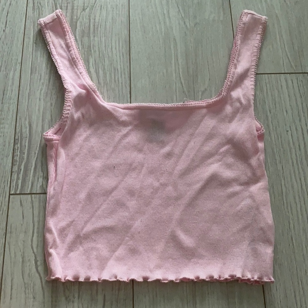 Pink crop top